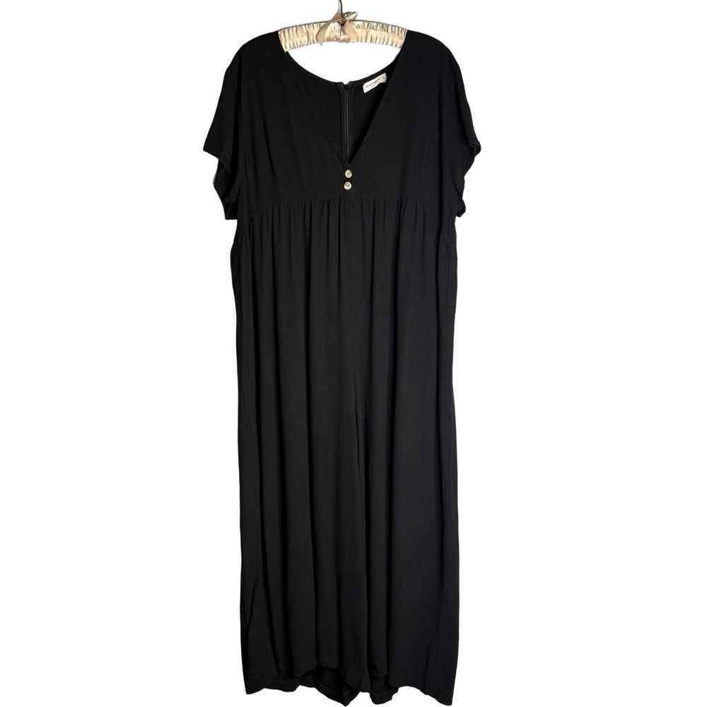 NATURAL LIFE Black Wide Leg Jumpsuit - Picture 2 of 10
